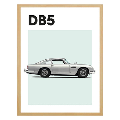 Aston Martin DB5 Auto Poster