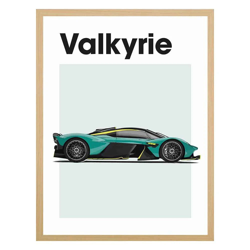 Valkyrie_Auto_Poster_Hout