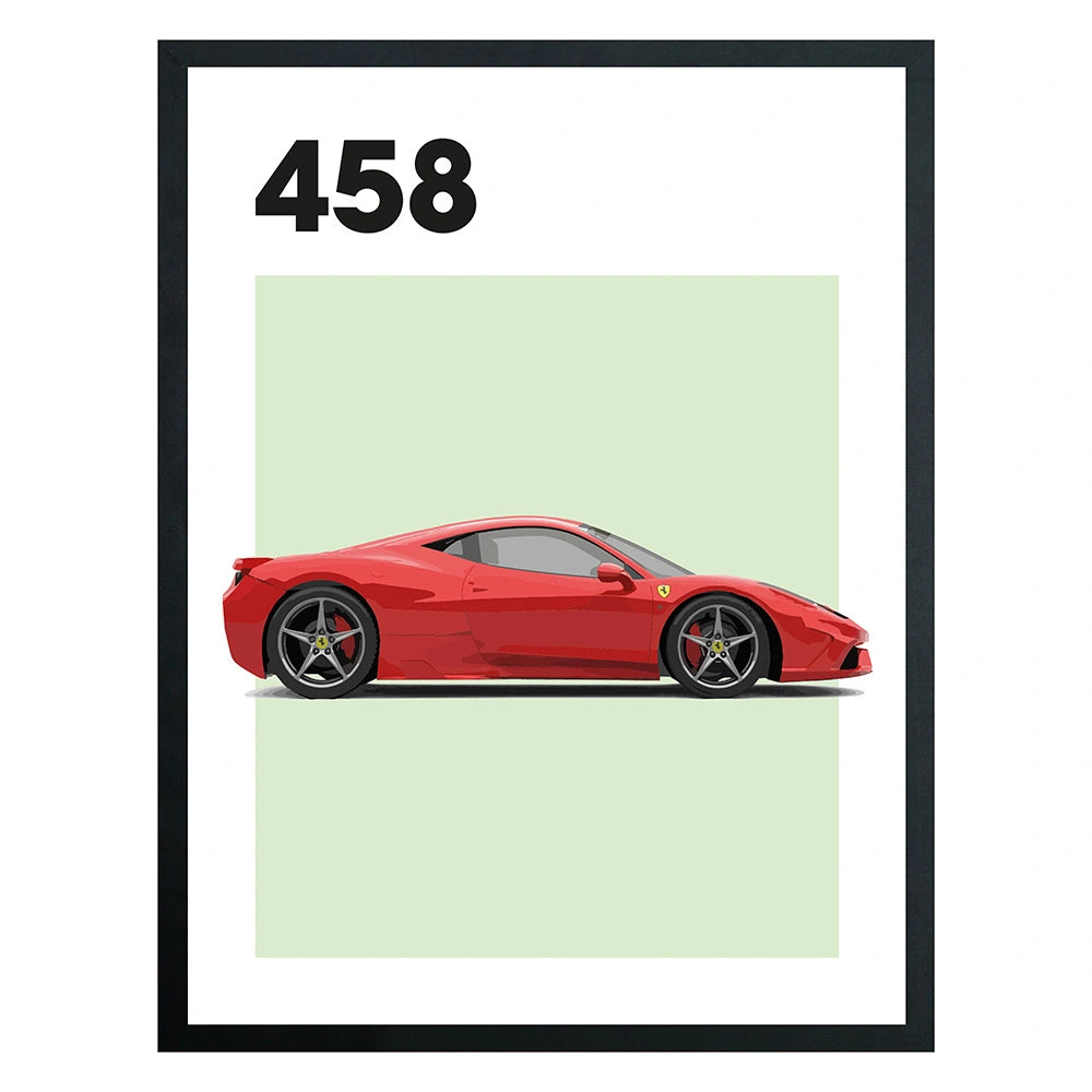 Ferrari 485 Auto Poster