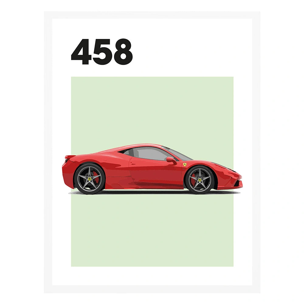 Ferrari 485 Auto Poster