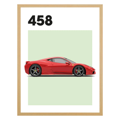 Ferrari 485 Auto Poster