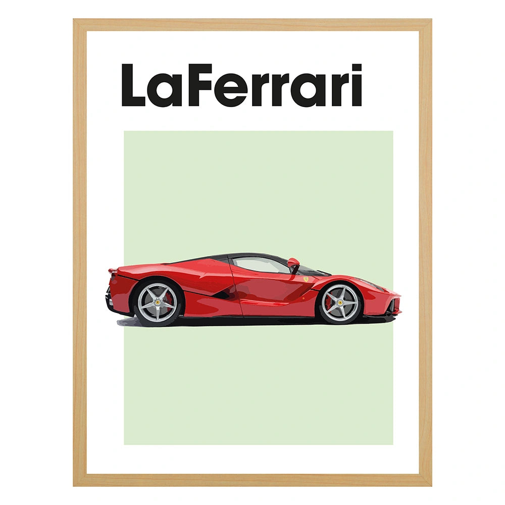 Ferrari LaFerrari Auto Poster