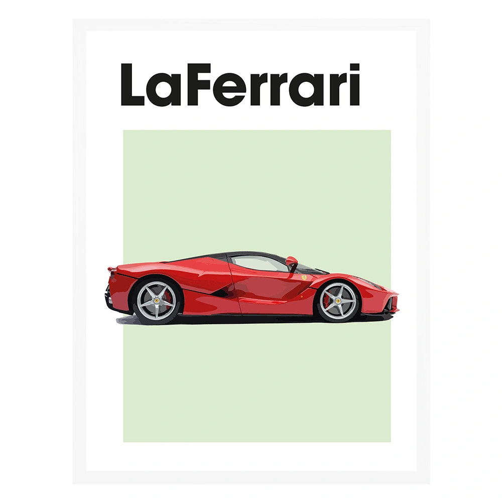 Ferrari LaFerrari Auto Poster