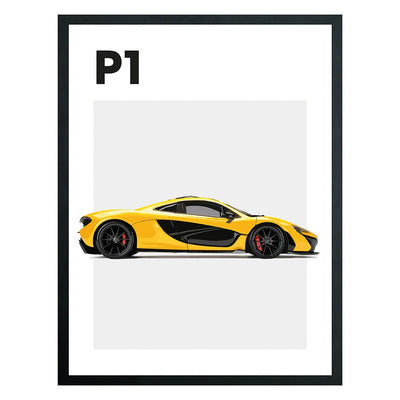 McLaren P1 Auto Poster