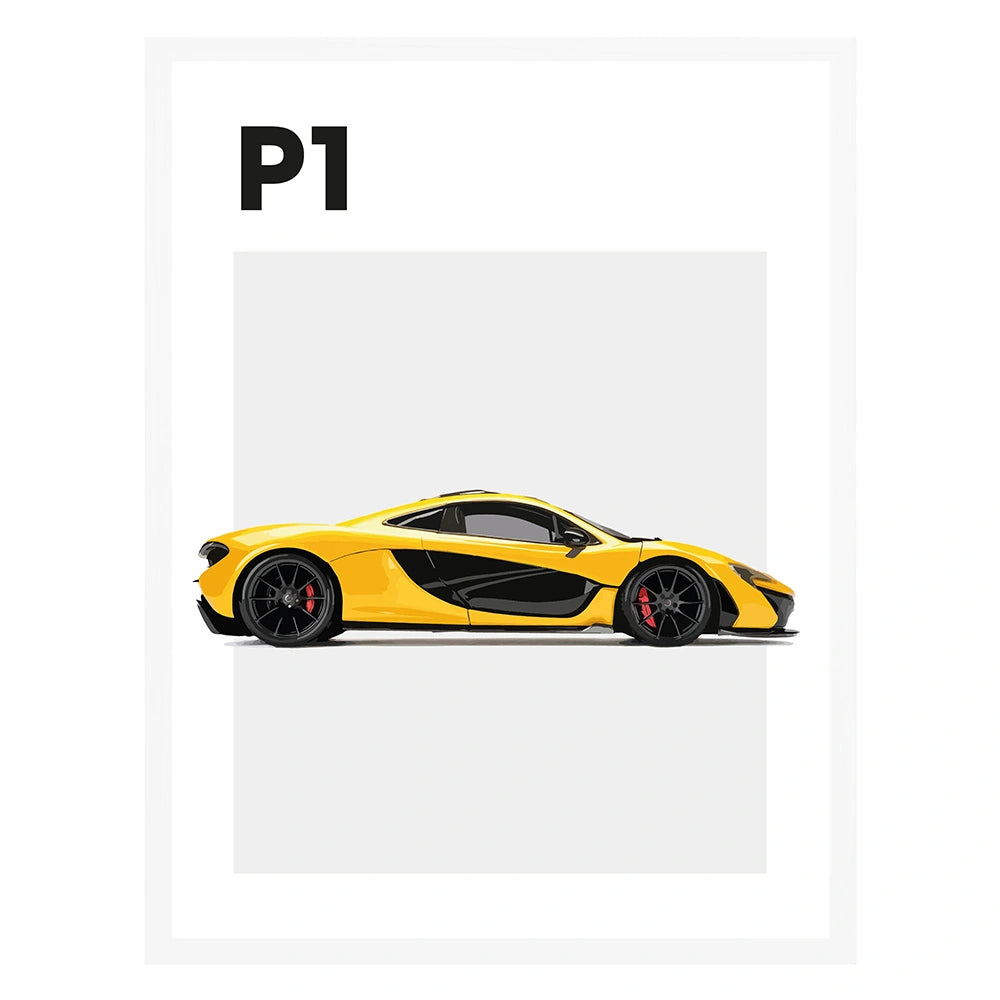 McLaren P1 Auto Poster