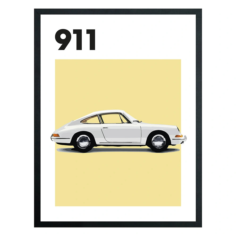 Porsche 911 Auto Poster