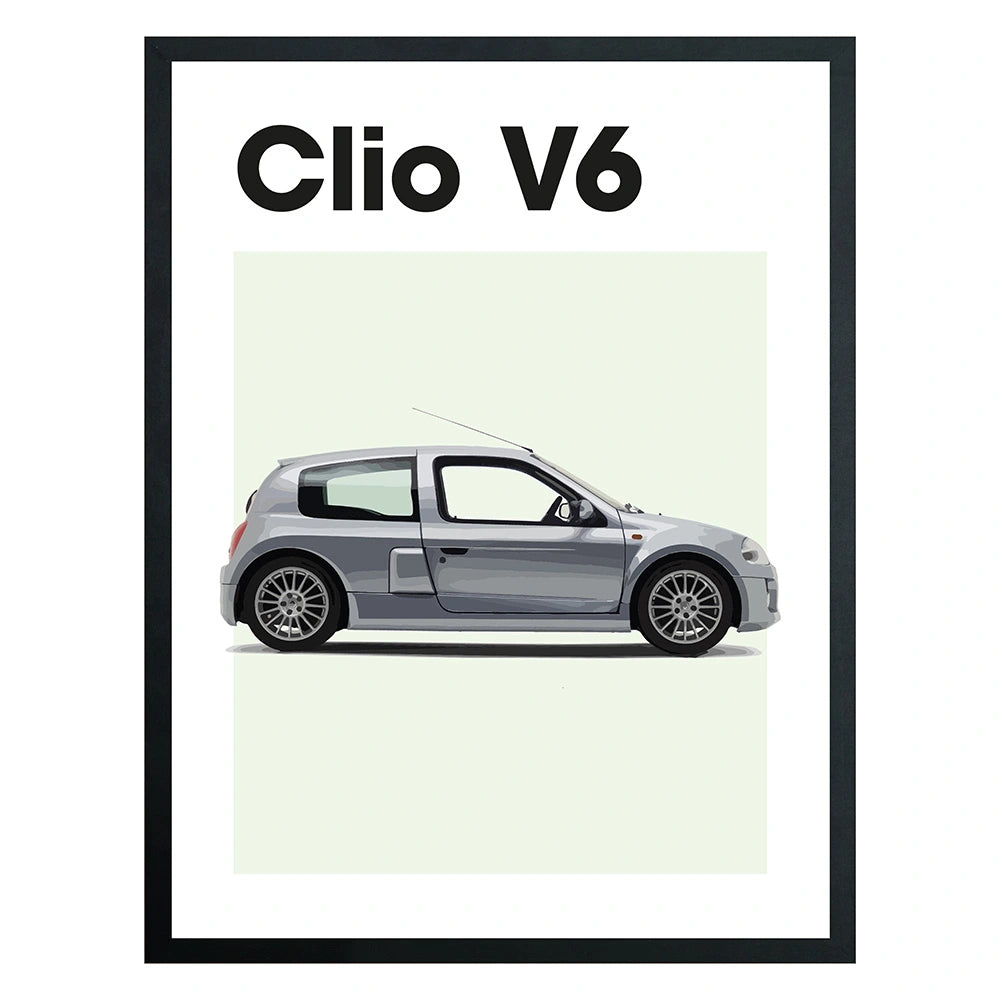 Renault Clio V6 Auto Poster