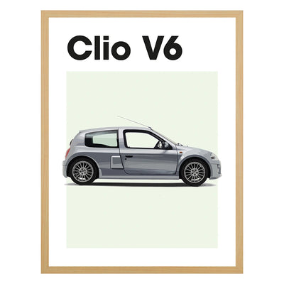 Renault Clio V6 Auto Poster