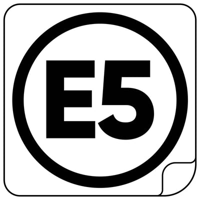 E5 Sticker Auto 10 cm